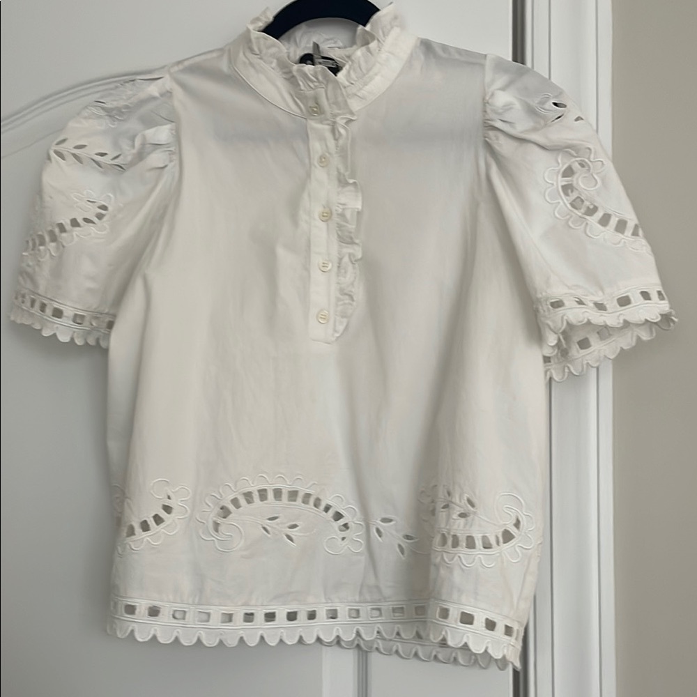 Sea New York White Blouse Top